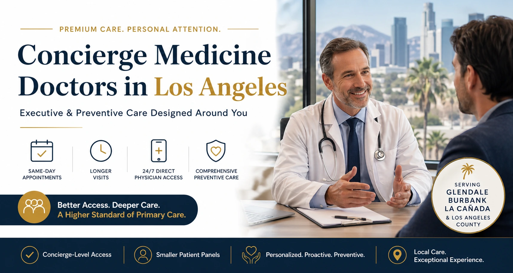 Best Concierge Medicine Doctors in Los Angeles for Executive & Preventive Care
